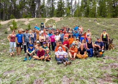 2022 David Thompson Corridor Cleanup group photo