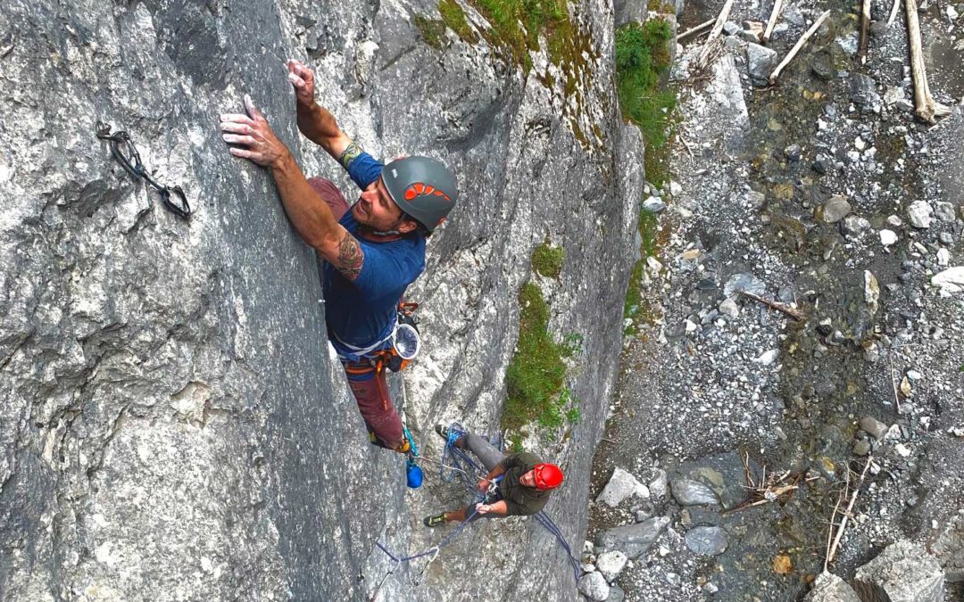 Always on belay, Nate