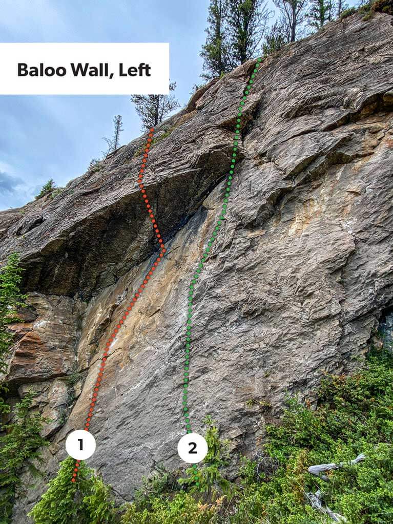 Whirlpool Ridge - Baloo Wall, Left