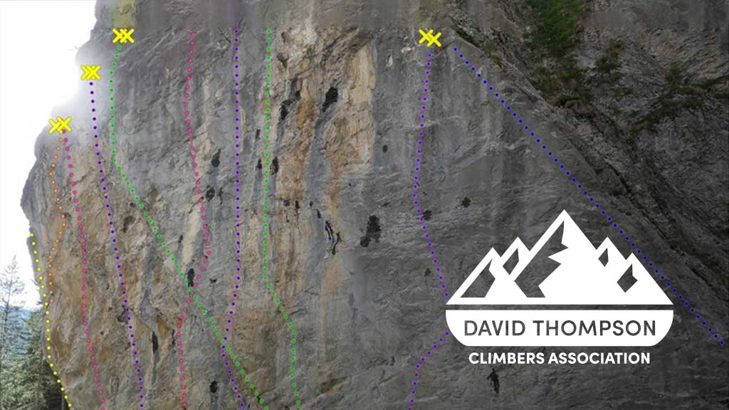 New Climbing Route Information David Thomspon Corridor